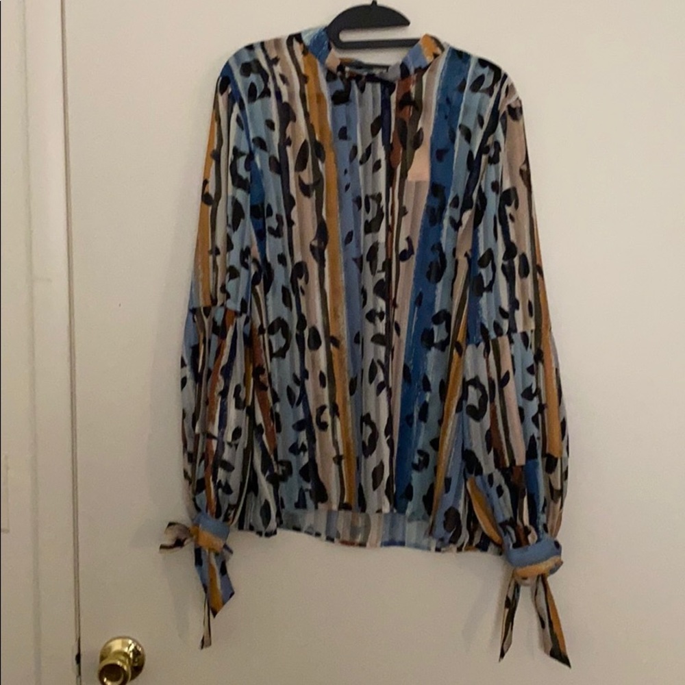 Melissa Leopard Blouse